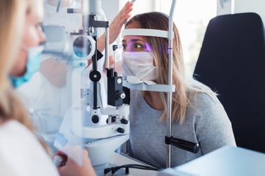 patient eye exam